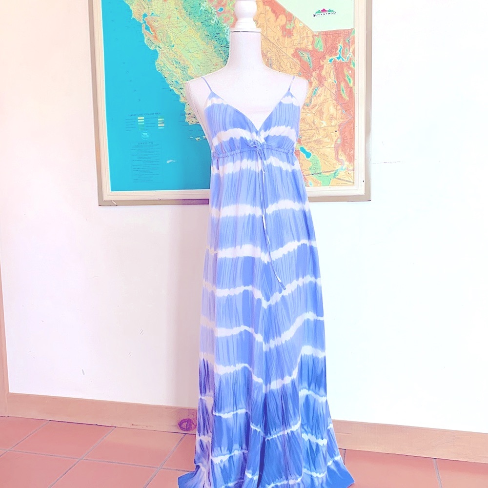 Sexy Tie Dye Maxi Dress